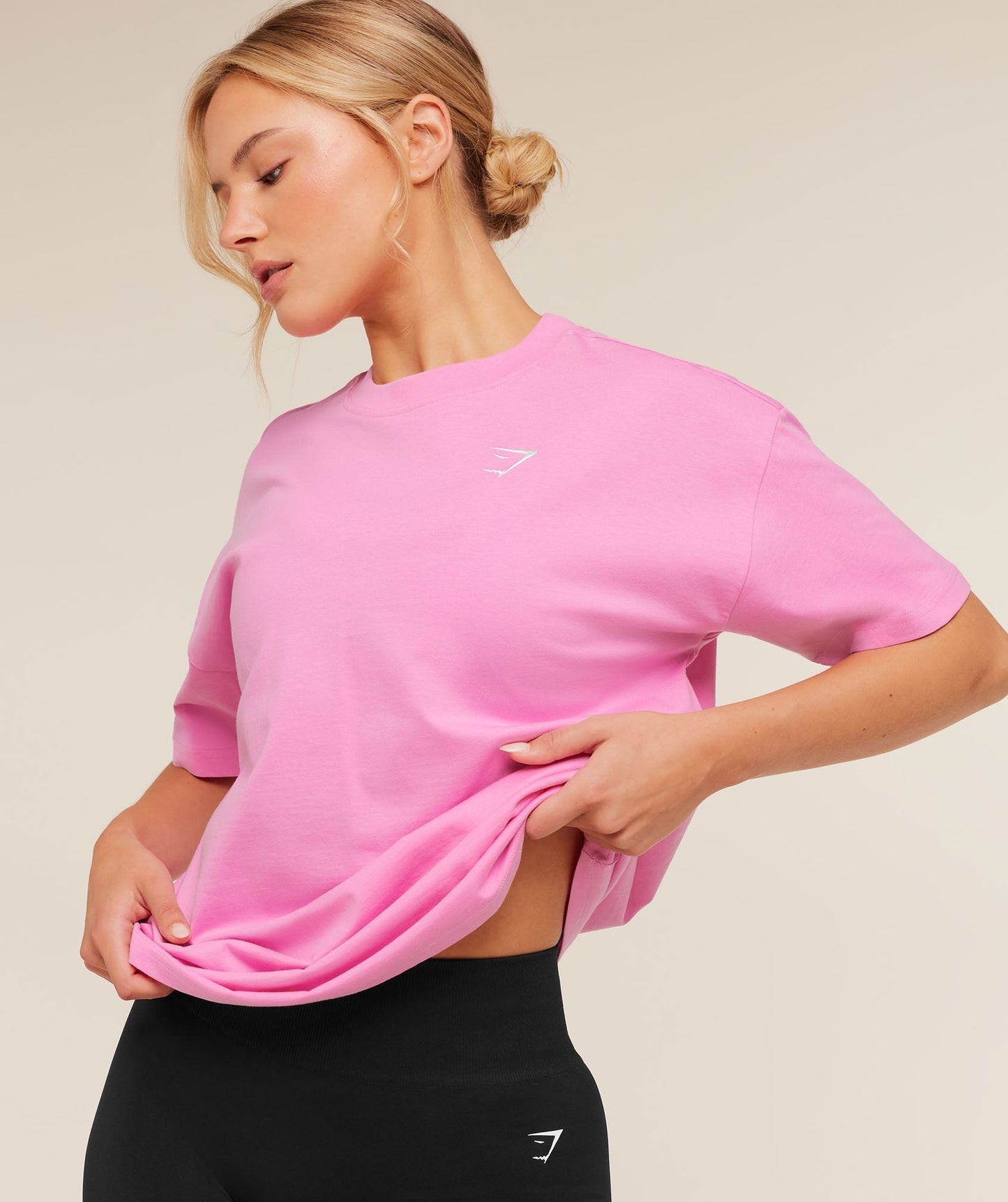 Gymshark Training Oversized T-Shirt - Focus Pink