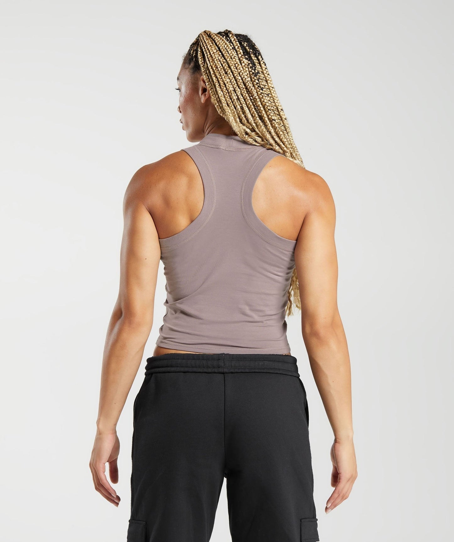 Gymshark Legacy Midi Tank - Washed Mauve