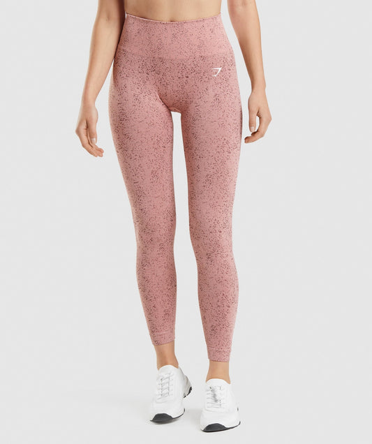 Gymshark Adapt Fleck x Whitney Leggings - Mineral | Paige Pink