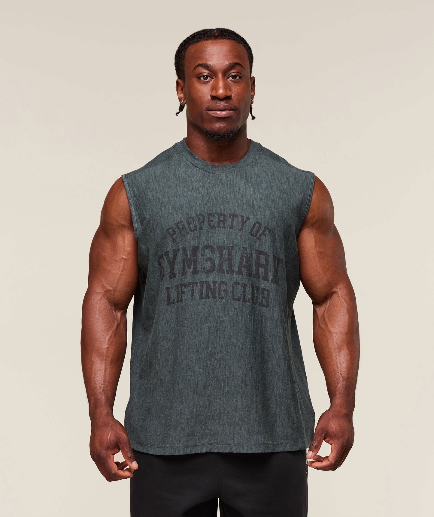 Gymshark Lightweight Slub Textured Tank - Slate Teal