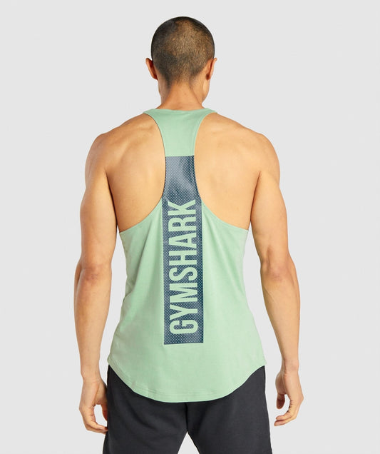 Gymshark Bold Stringer - Green