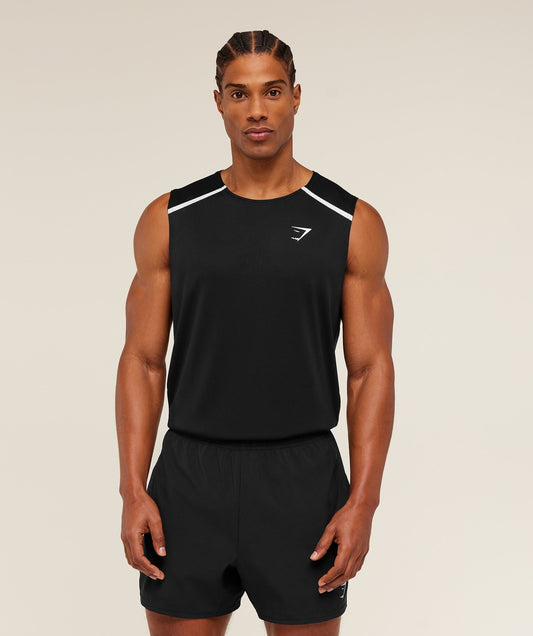 Gymshark Arrival Contrast Tank - Black