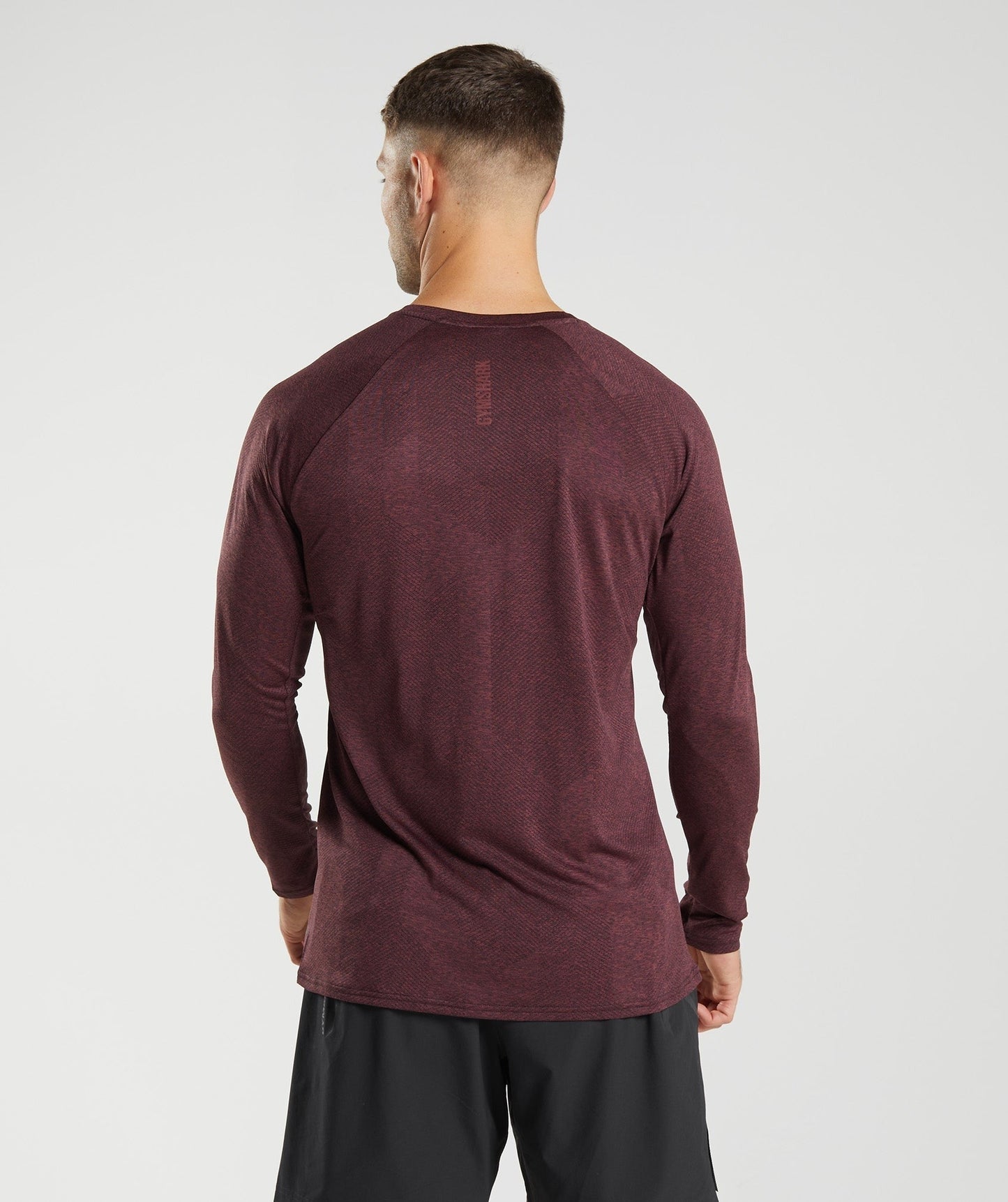 Gymshark Apex Long Sleeve T-Shirt - Cherry Brown