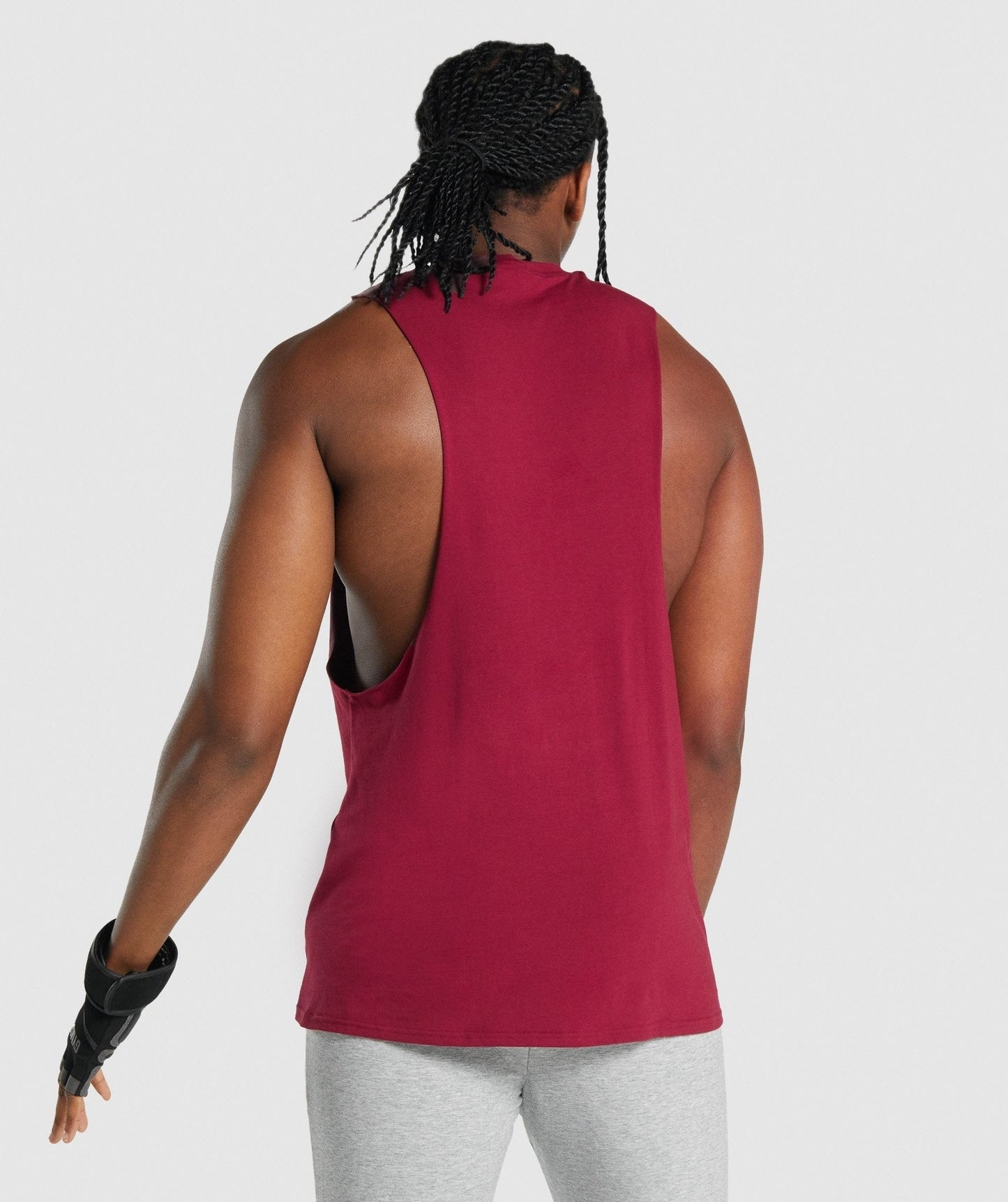Gymshark Critical 2.0 Drop Arm Tank - Burgundy