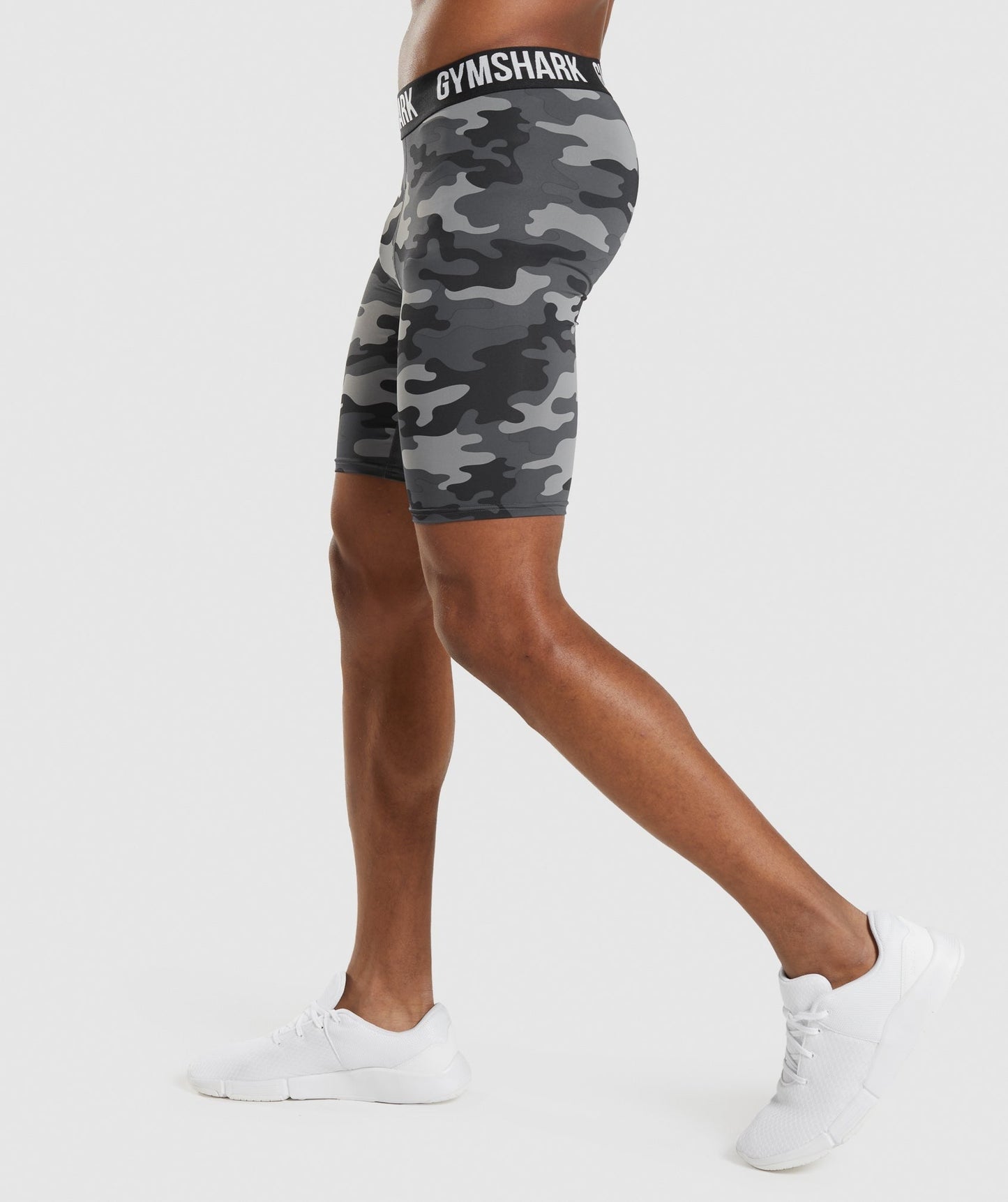 Gymshark Element Baselayer Shorts - Grey Print