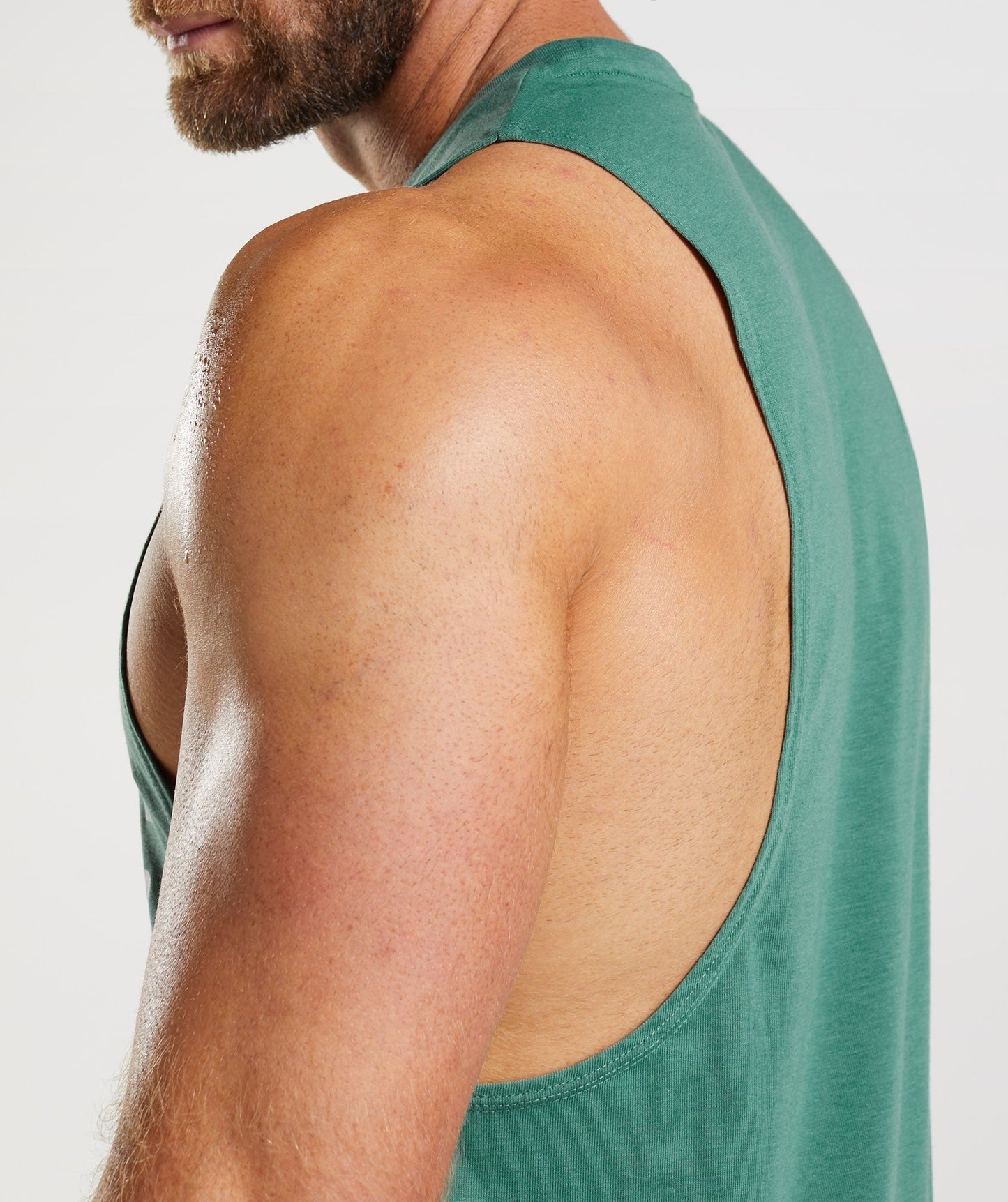 Gymshark Legacy Drop Arm Tank - Hoya Green