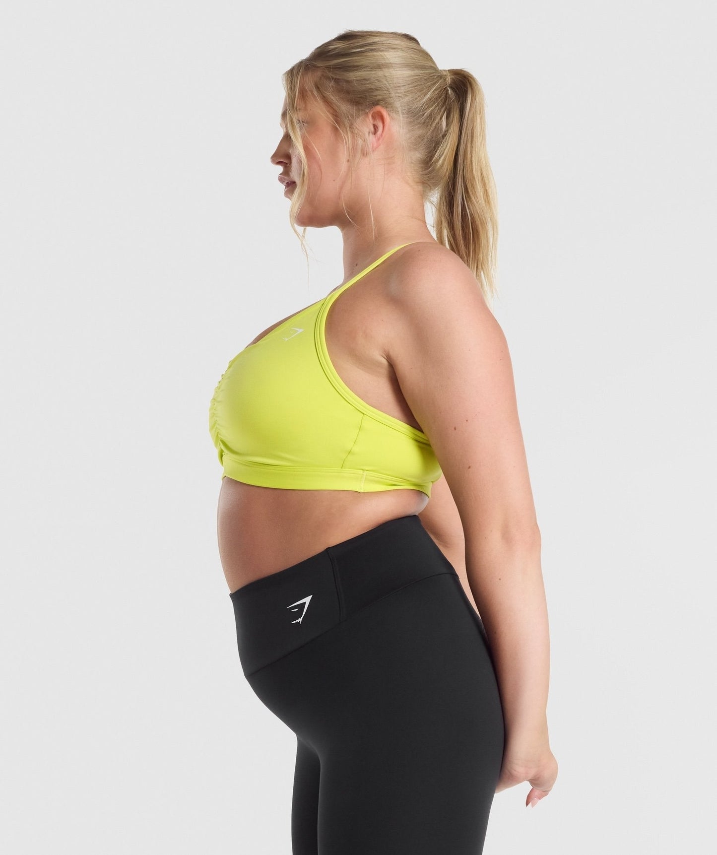 Gymshark Ruched Sports Bra - Yellow