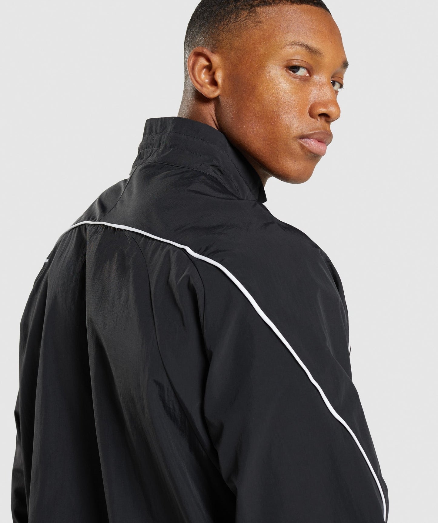 Gymshark Recess Lightweight Jacket - Black/White