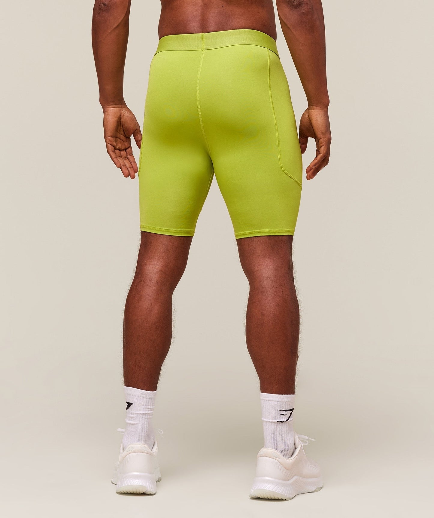 Gymshark Element Baselayer Half Tight - Zest Green