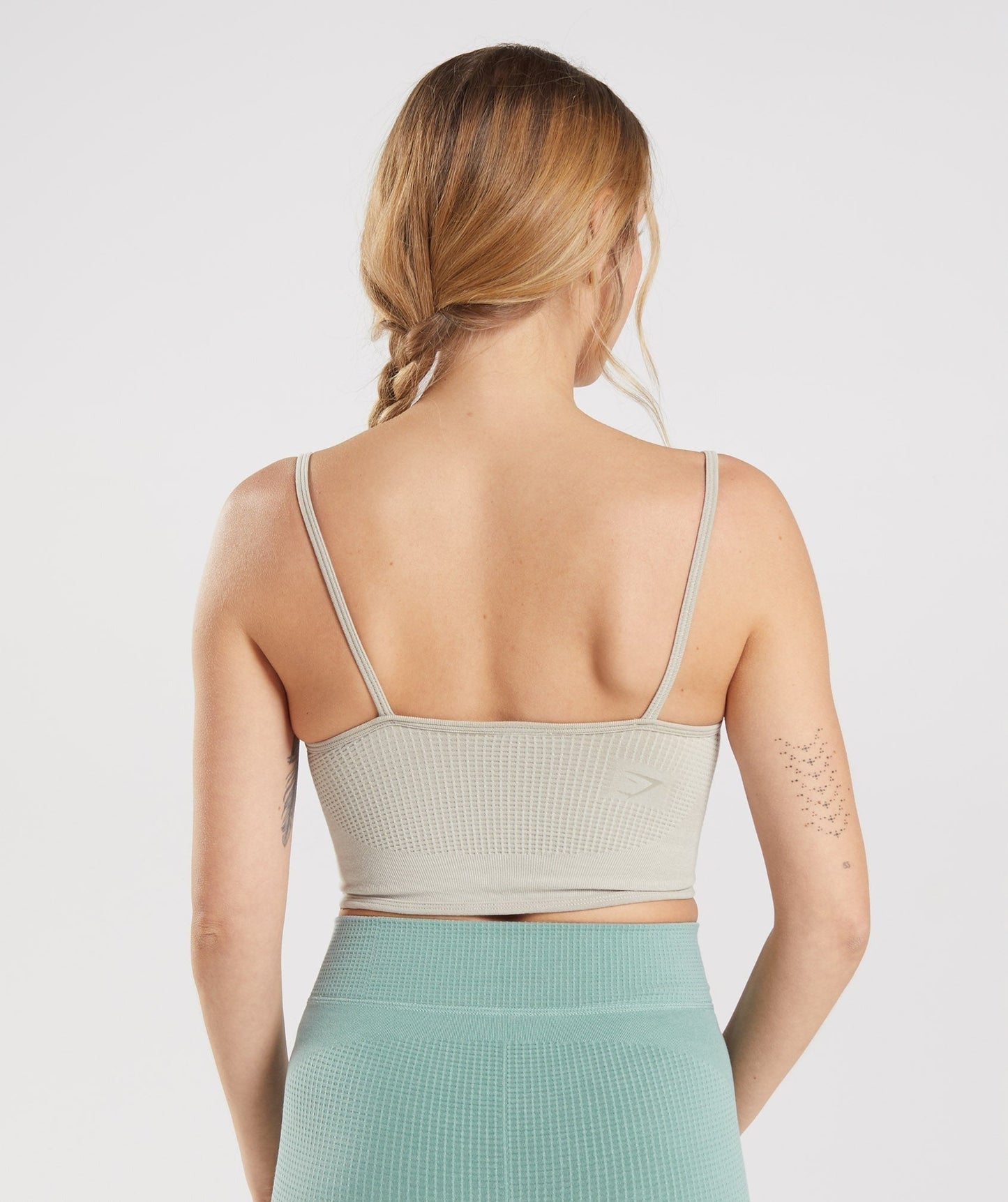 Gymshark Pause Seamless Bralette - Pebble Grey