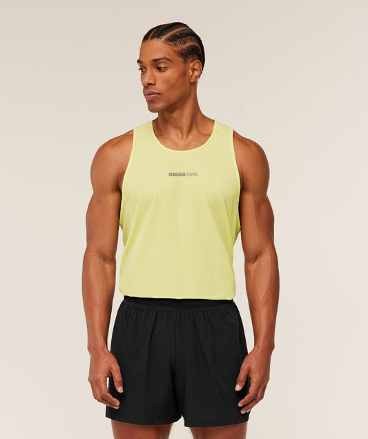 Gymshark Running Tank - Sorbet Yellow