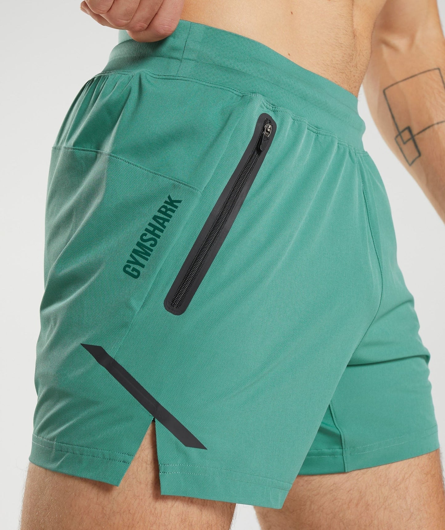 Gymshark Apex 5" Perform Shorts - Hoya Green