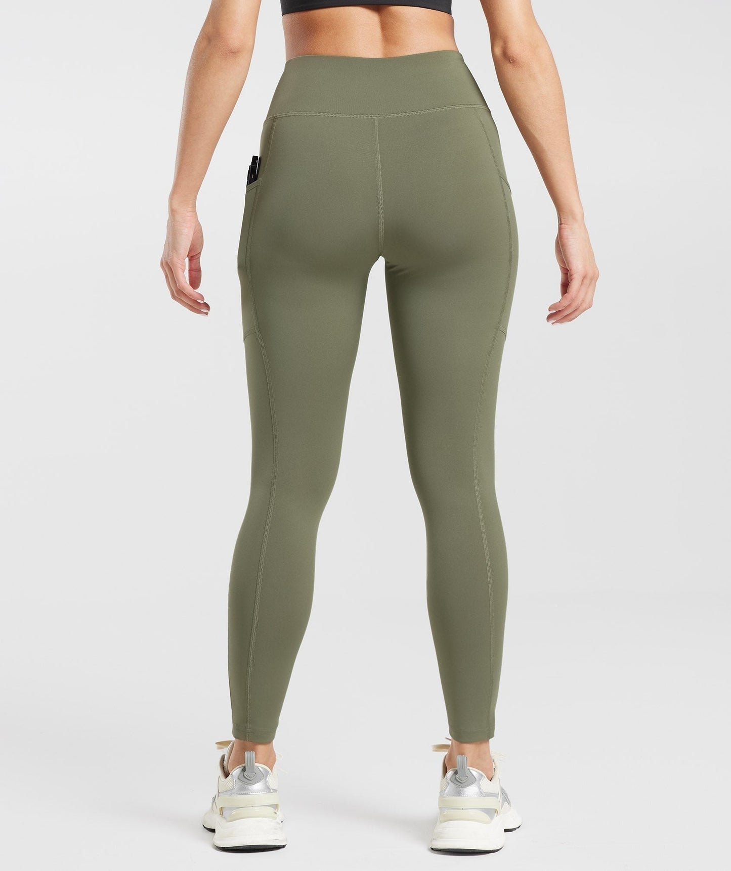 Gymshark Pocket Leggings - Dusty Olive
