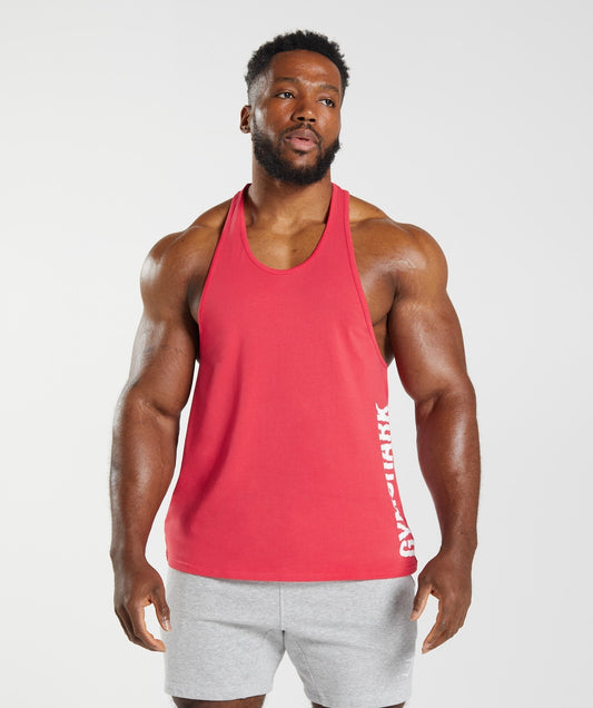 Gymshark Slice Stringer - Parrot Red