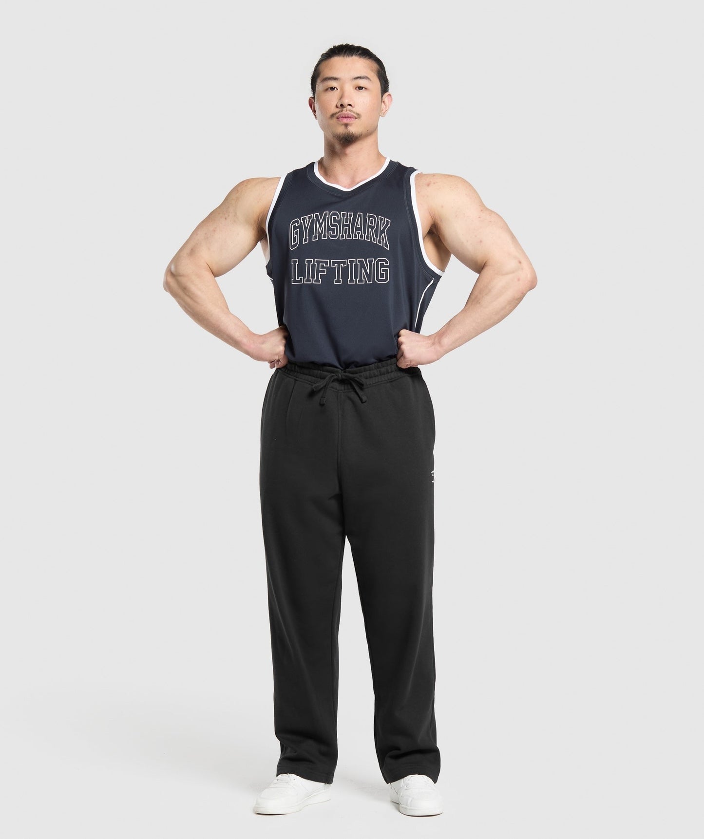 Gymshark Mesh Tank - Heavy Blue