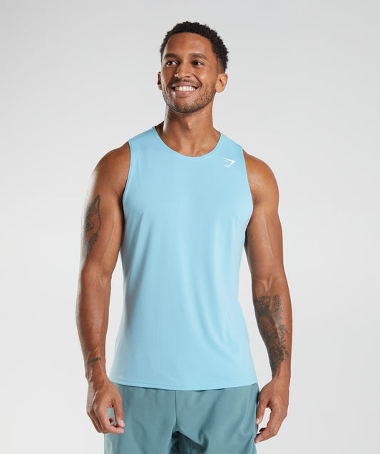 Gymshark Arrival Tank - Iceberg Blue