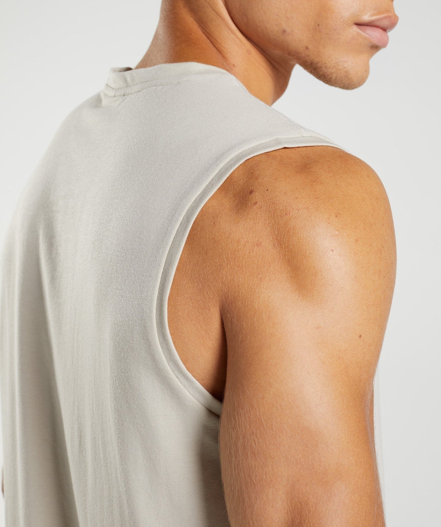 Gymshark Studio Breath Tank - Pebble Grey