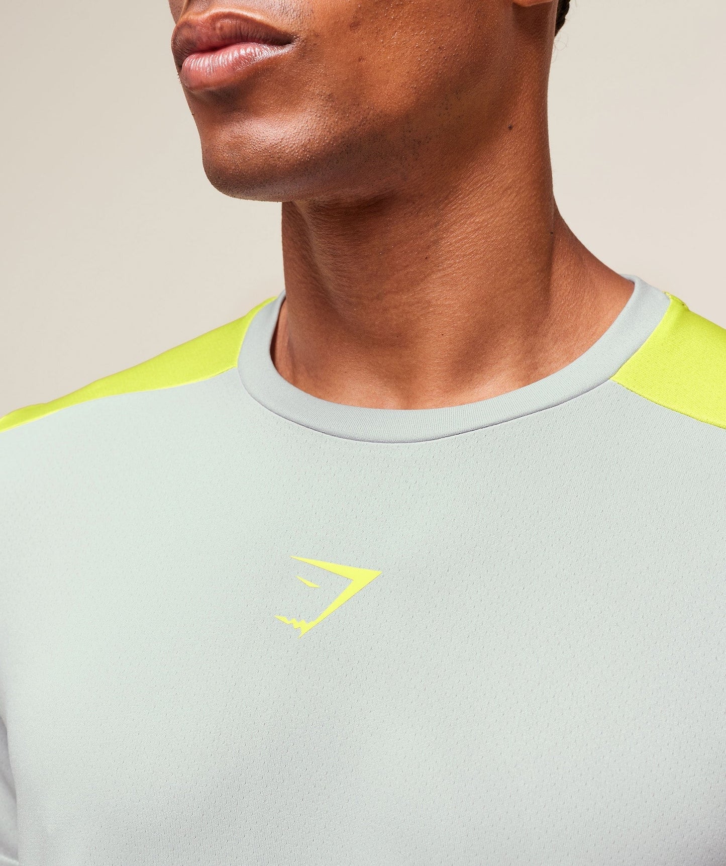 Gymshark Arrival Block T-Shirt - Light Grey