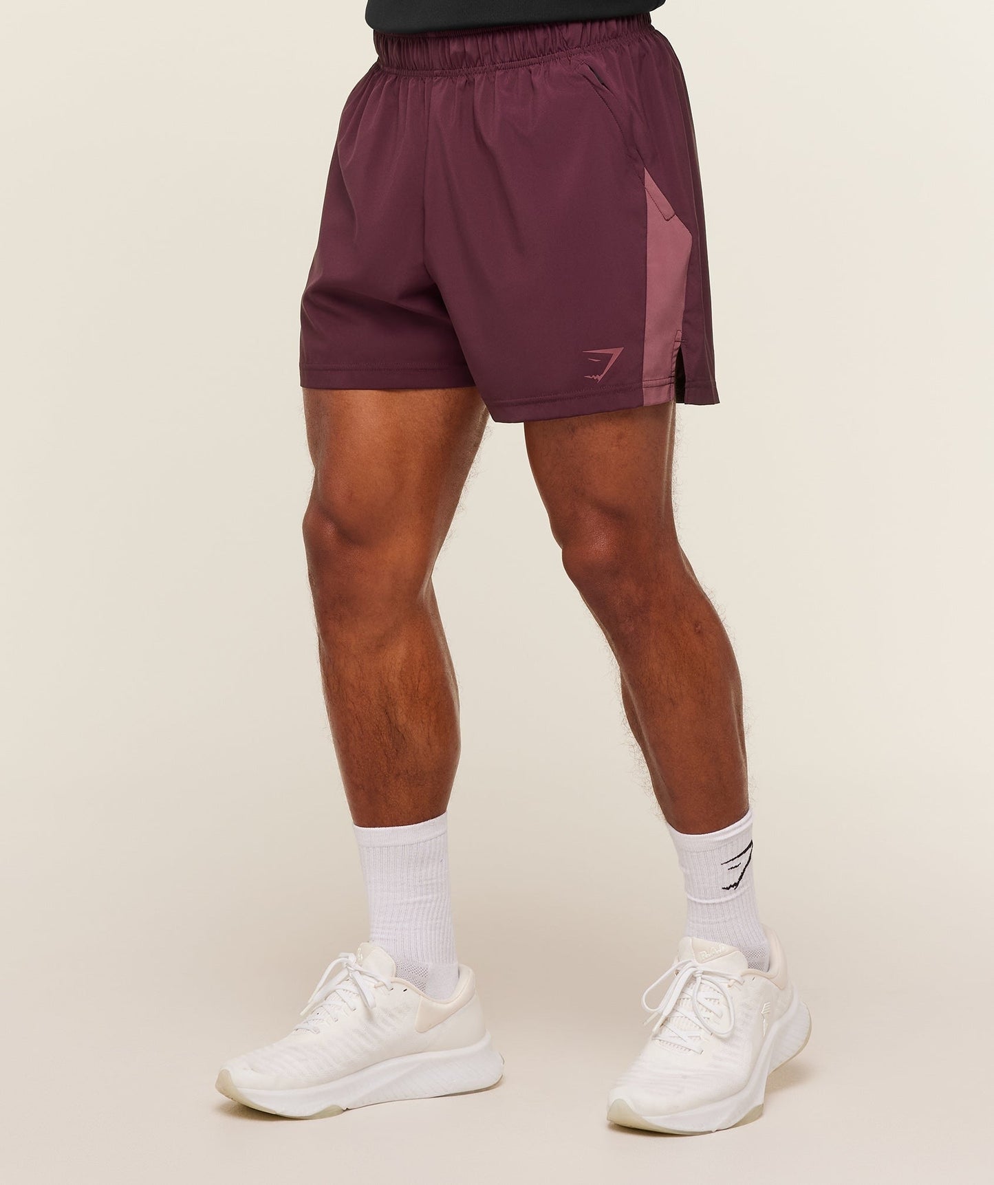 Gymshark Sport 5" Shorts - Impact Burgundy/Reset Pink