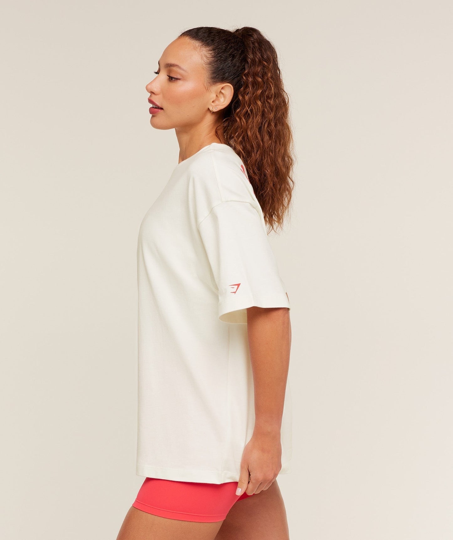 Gymshark Après-Lift Club Oversized T-Shirt - GS Soft White