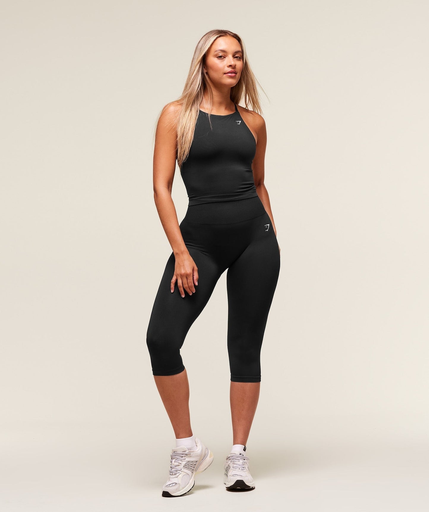 Gymshark Everyday Seamless Tank With Shelf - Black