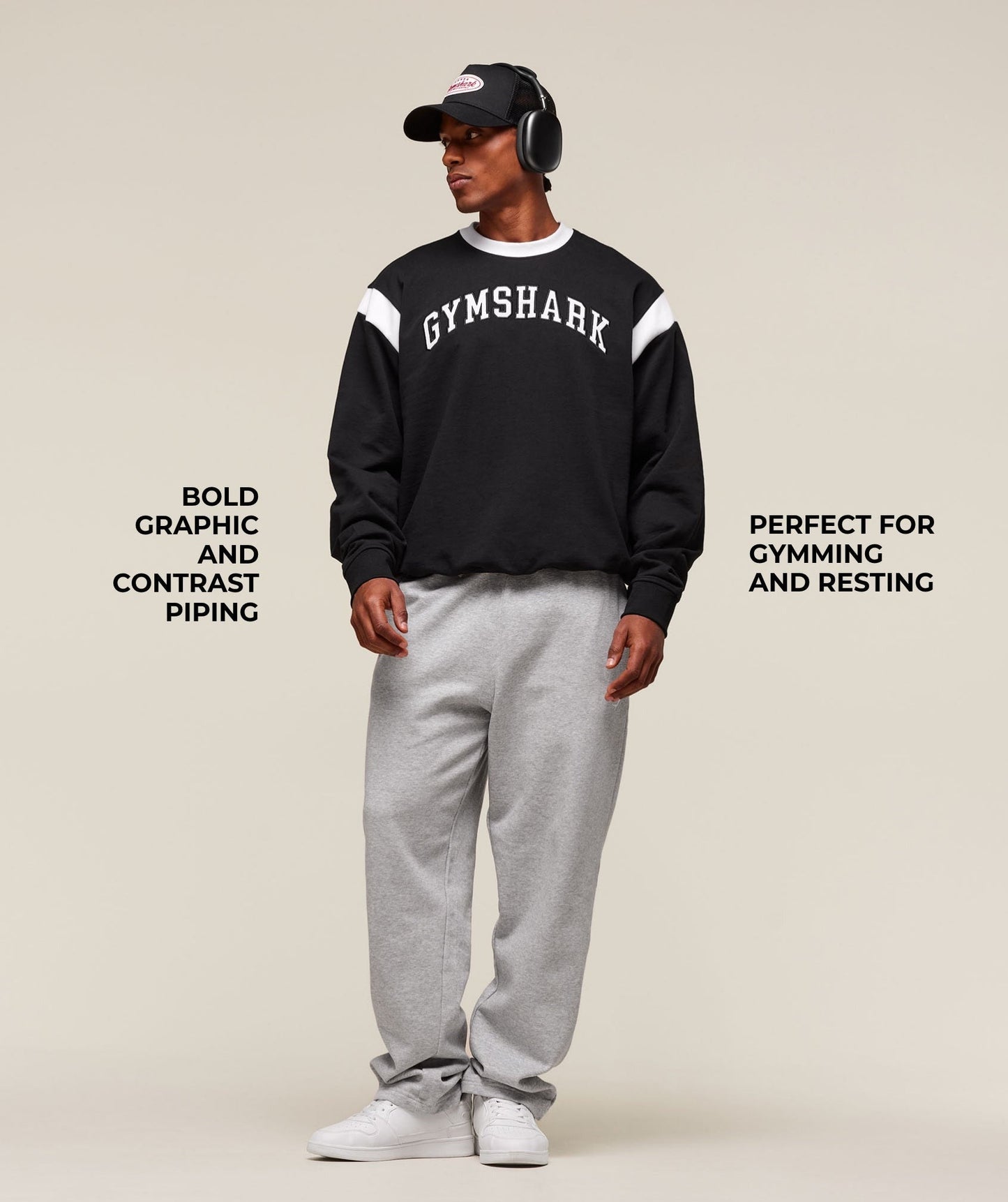 Gymshark GSLC Crew - Black