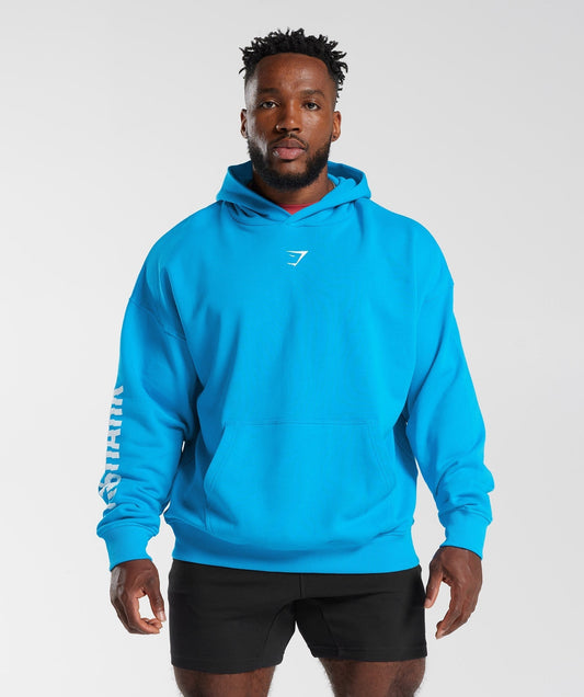 Gymshark Slice Hoodie - Electric Blue