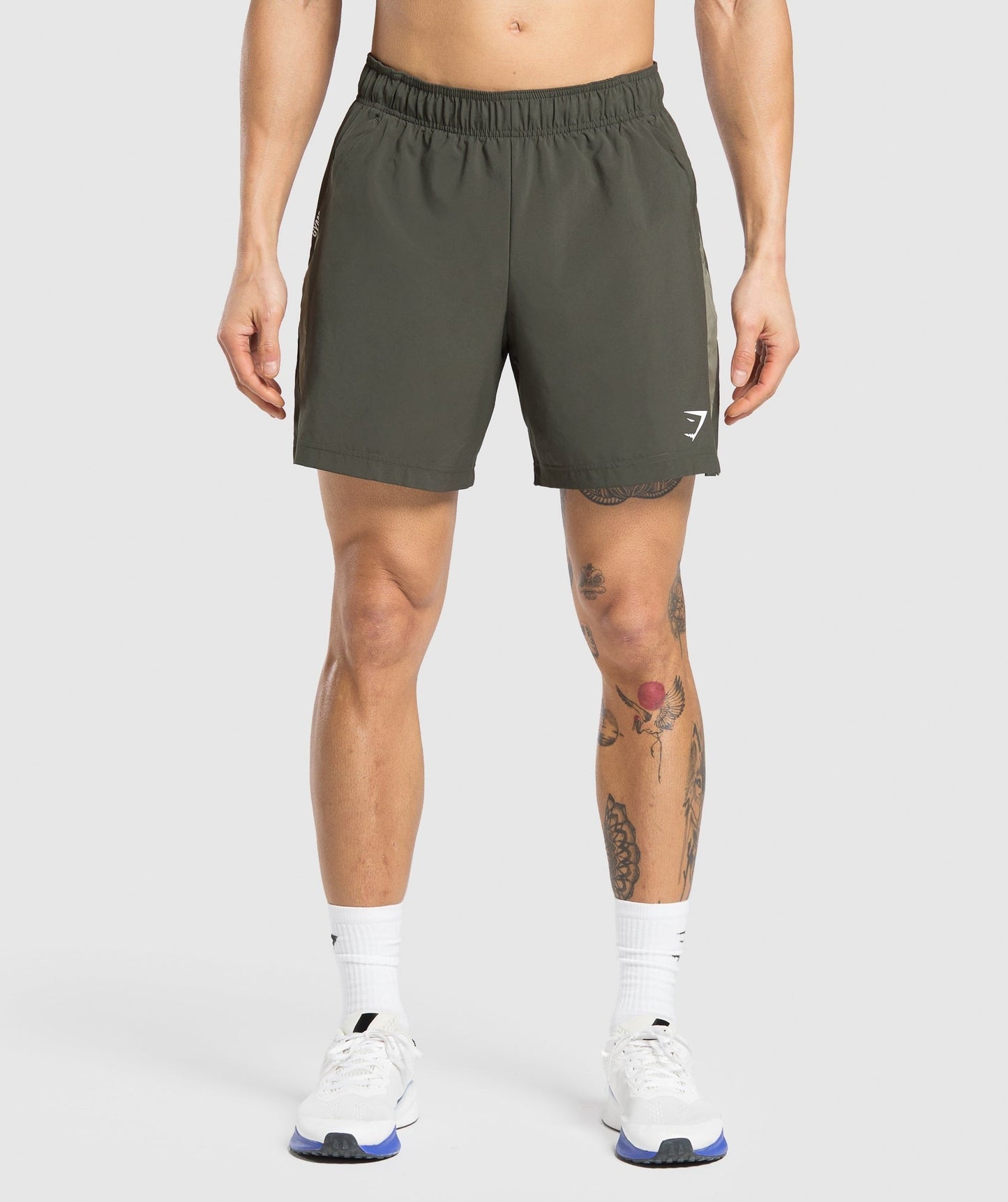 Gymshark Sport 7" Shorts - Strength Green/Utility Green