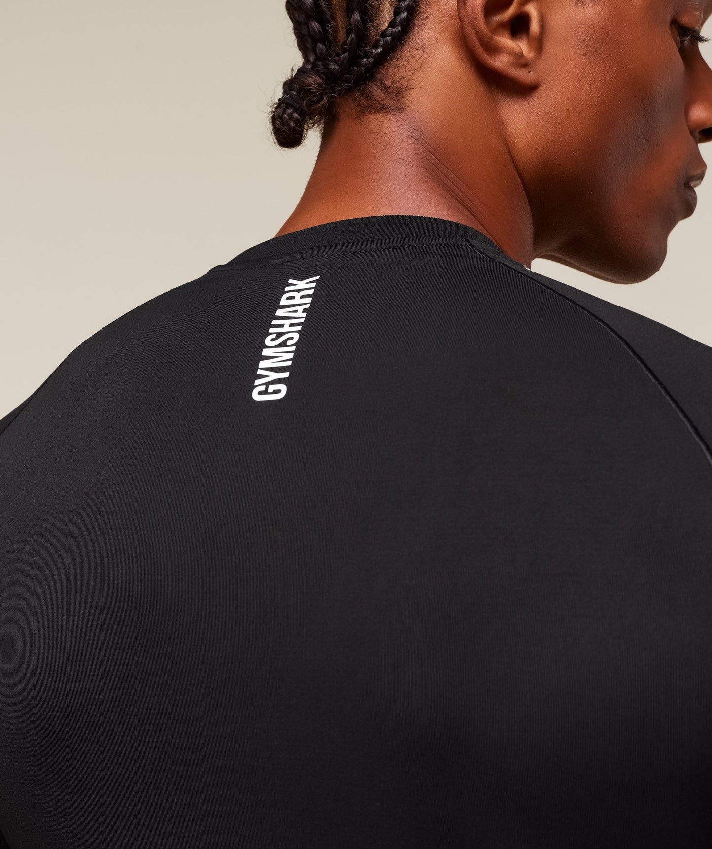 Gymshark Clean Contour Seamless T-Shirt - Black/White