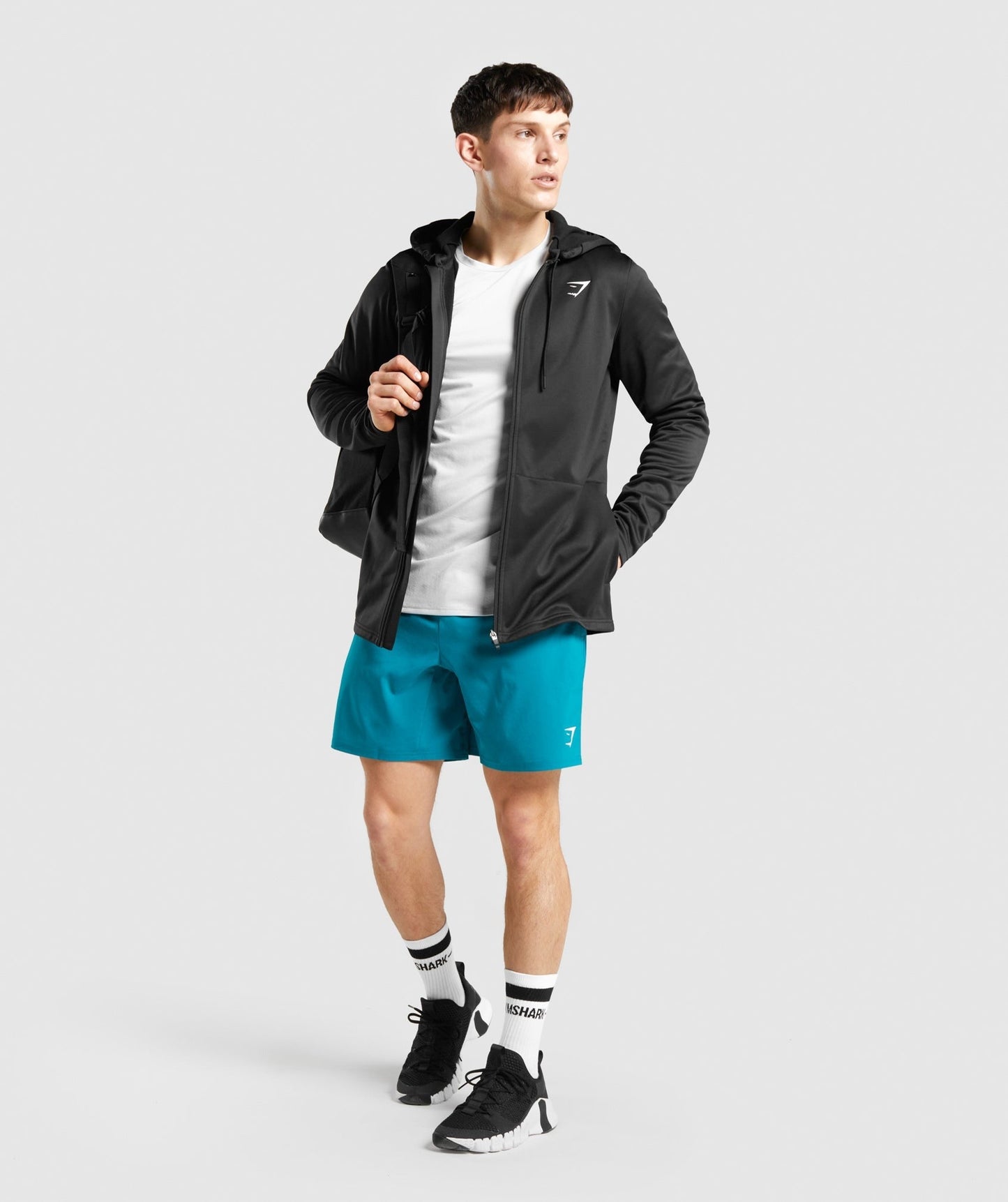 Gymshark Arrival Zip Up Hoodie - Black