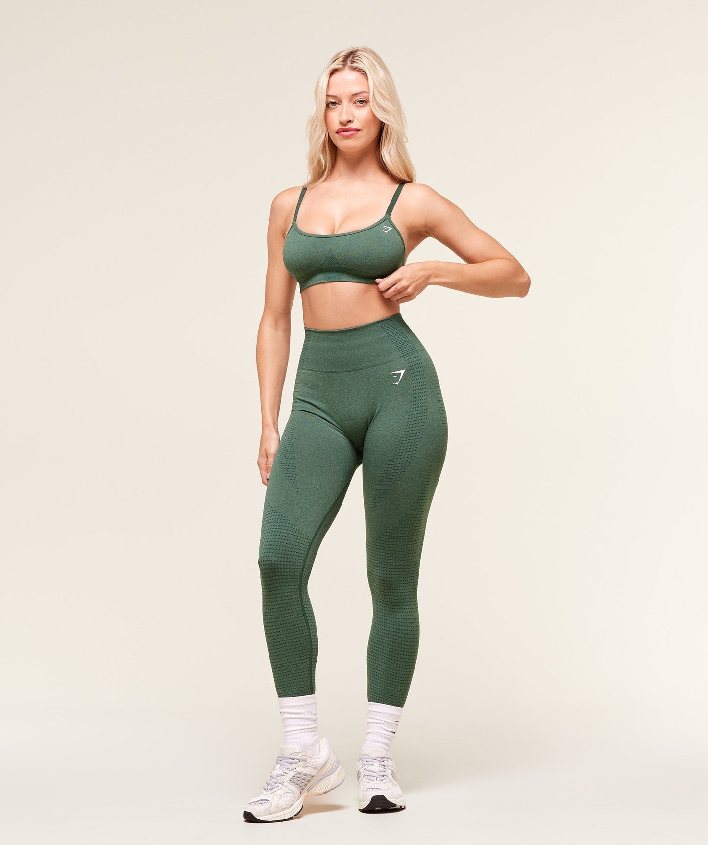 Gymshark Vital Seamless 2.0 Leggings - Dark Green Marl