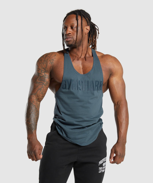Gymshark Impact Stringer - Titanium Blue