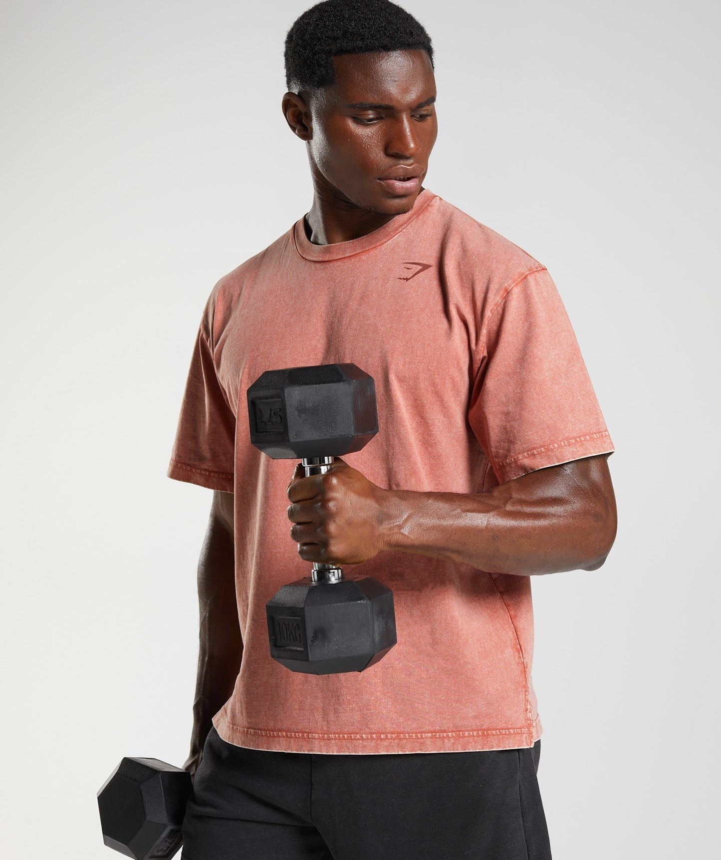 Gymshark Power Washed T-Shirt - Rose Brown