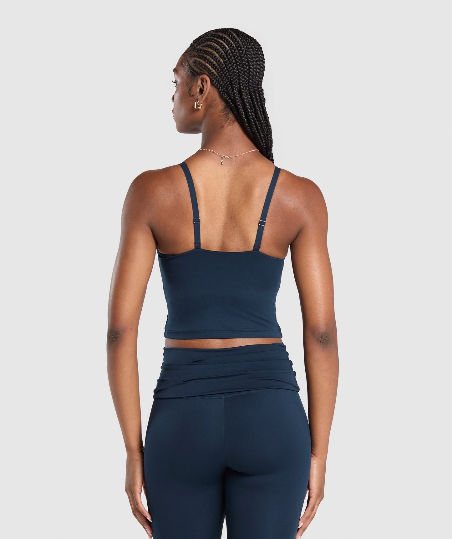 Gymshark Training Cami Tank With Shelf - Navy