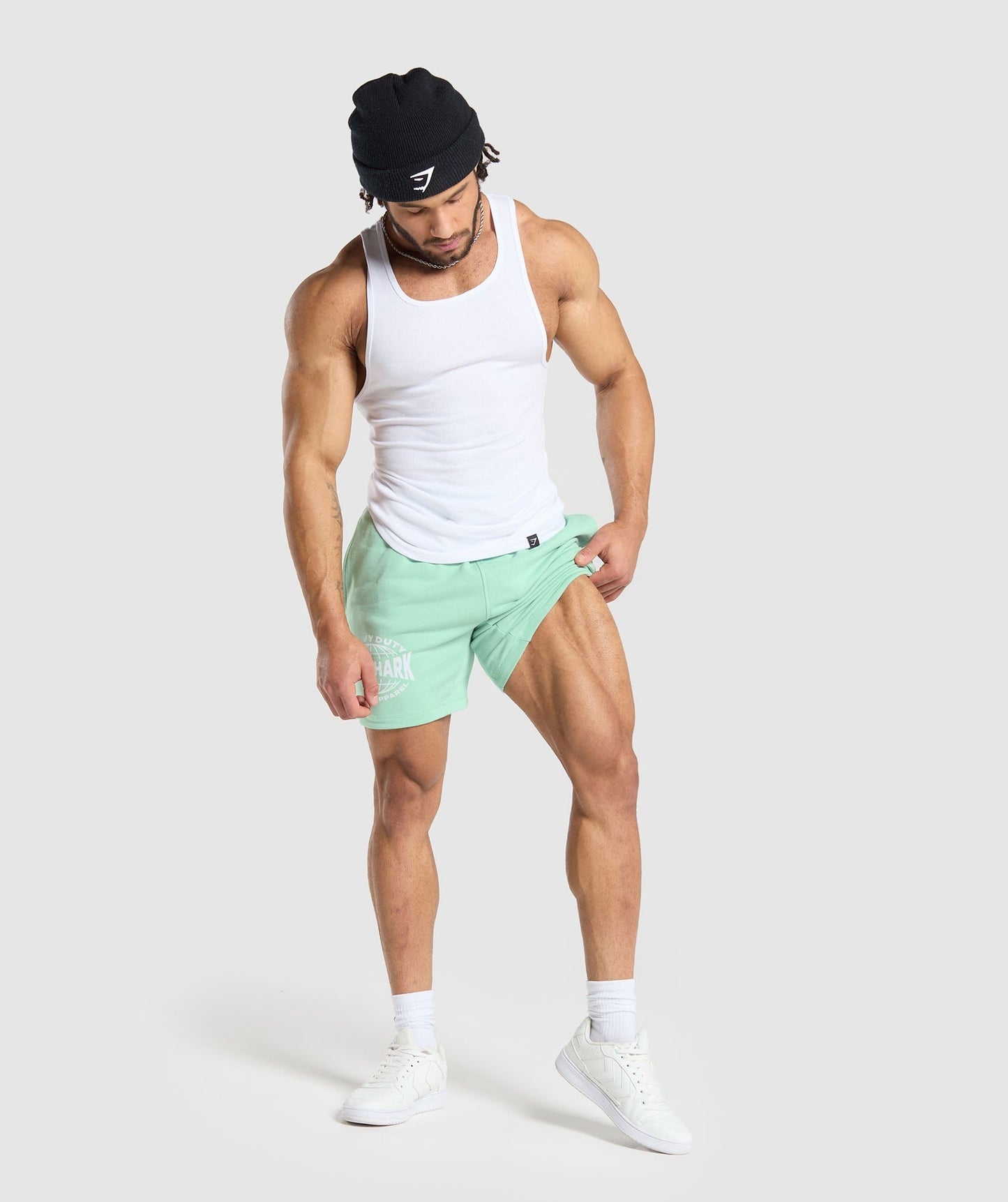 Gymshark Heavy Duty Apparel 7" Shorts - Lido Green