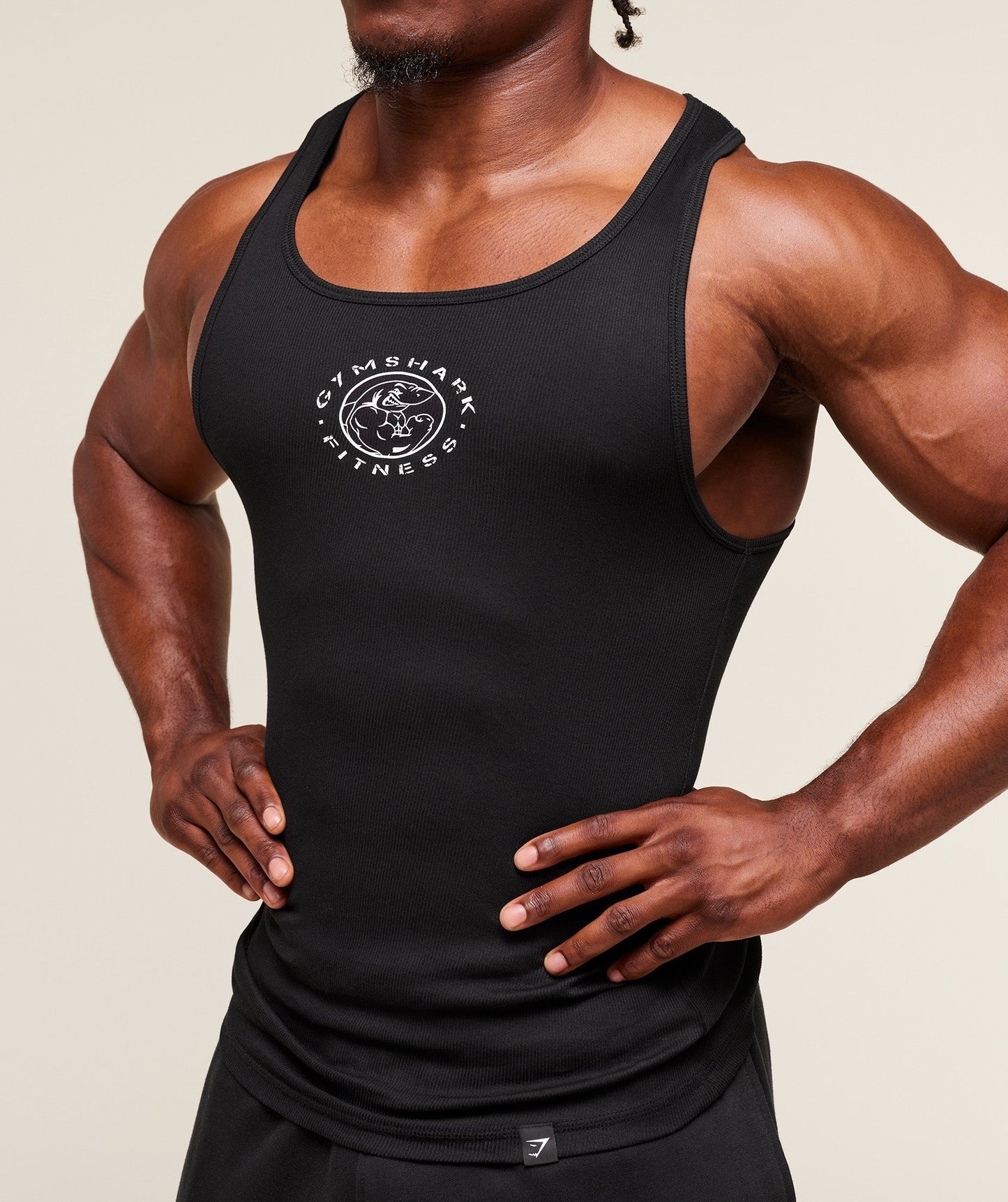 Gymshark Legacy Ribbed Tank - Black