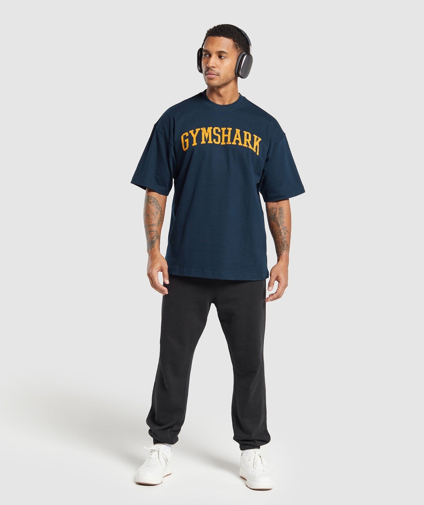 Gymshark Collegiate T-Shirt - Navy