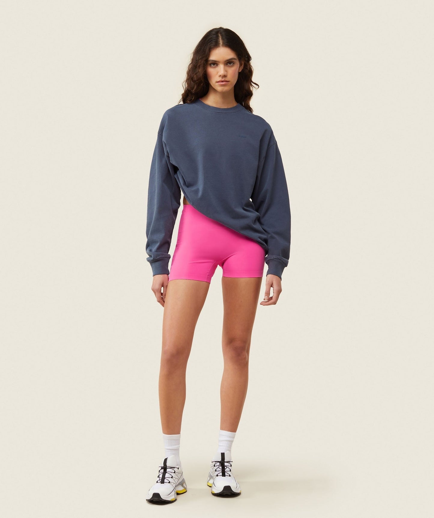 Gymshark everywear Long Sleeve Top - Heavy Blue