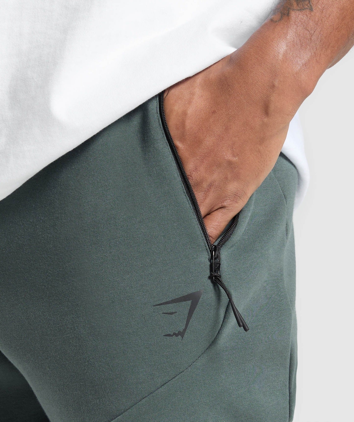 Gymshark Interlock Tech 6" Shorts - Slate Teal