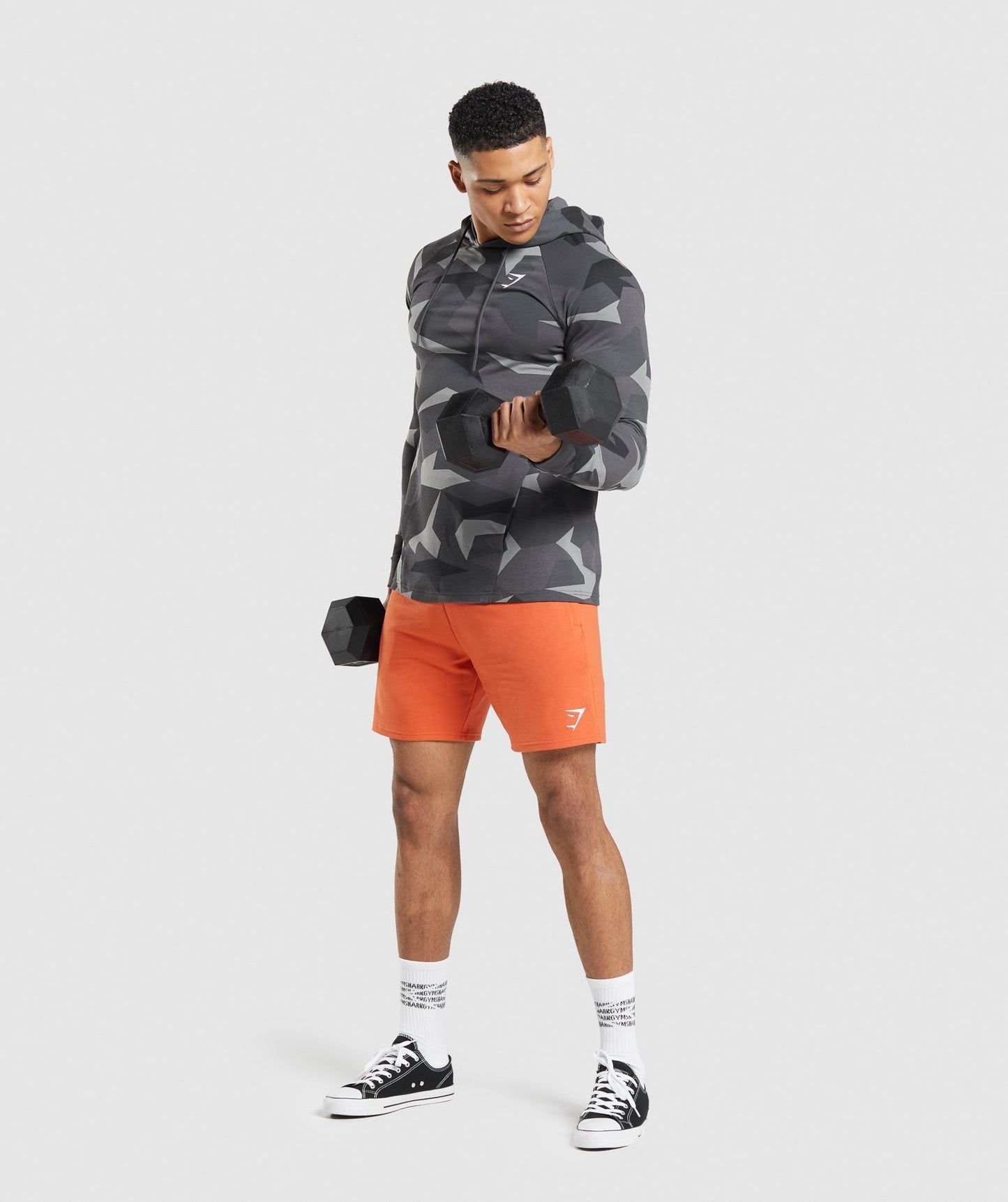 Gymshark Critical Hoodie - Black Print