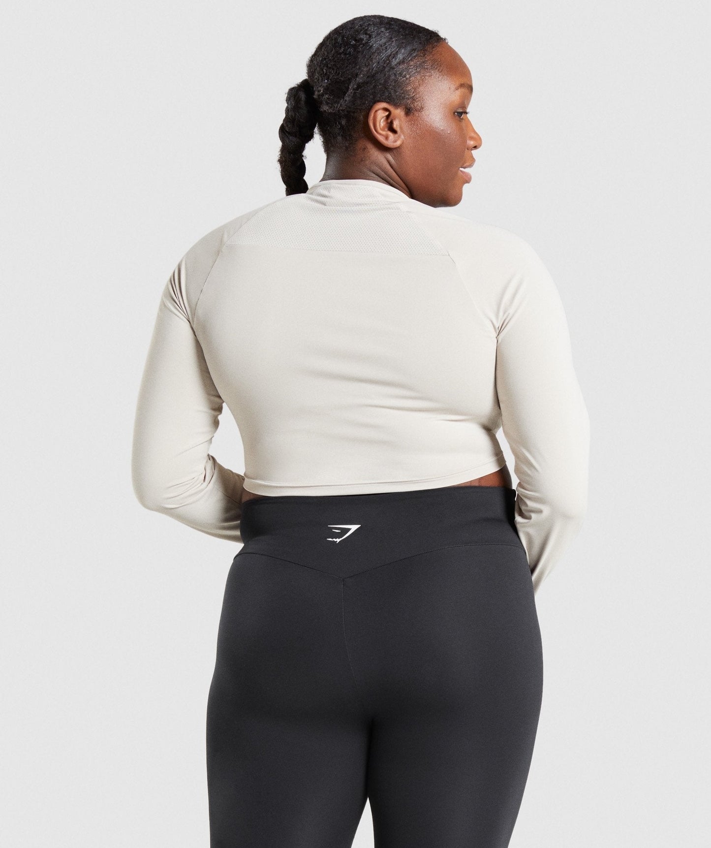 Gymshark Training Long Sleeve Crop Top - Grey