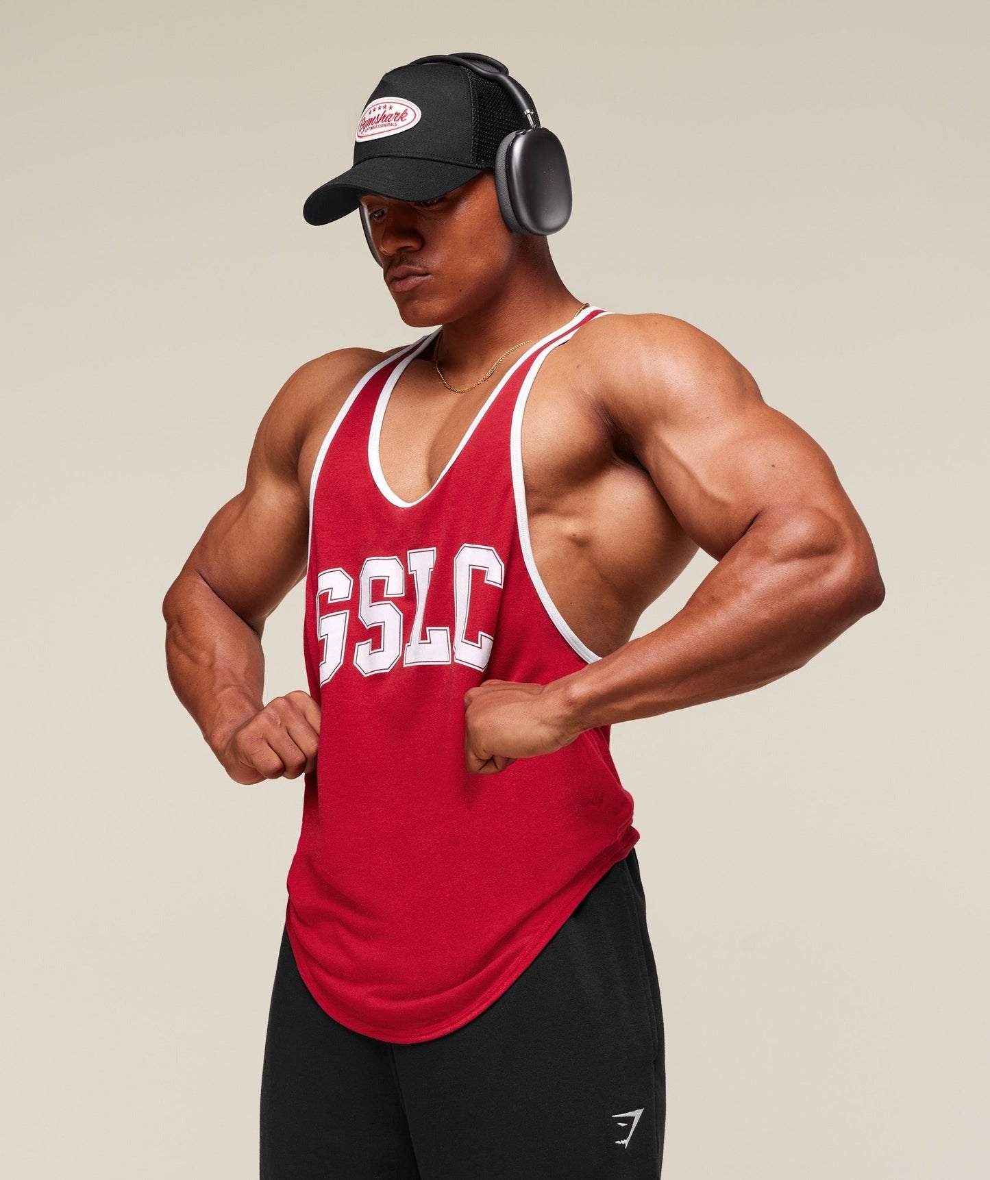 Gymshark GSLC Ringer Stringer - Conditioning Red