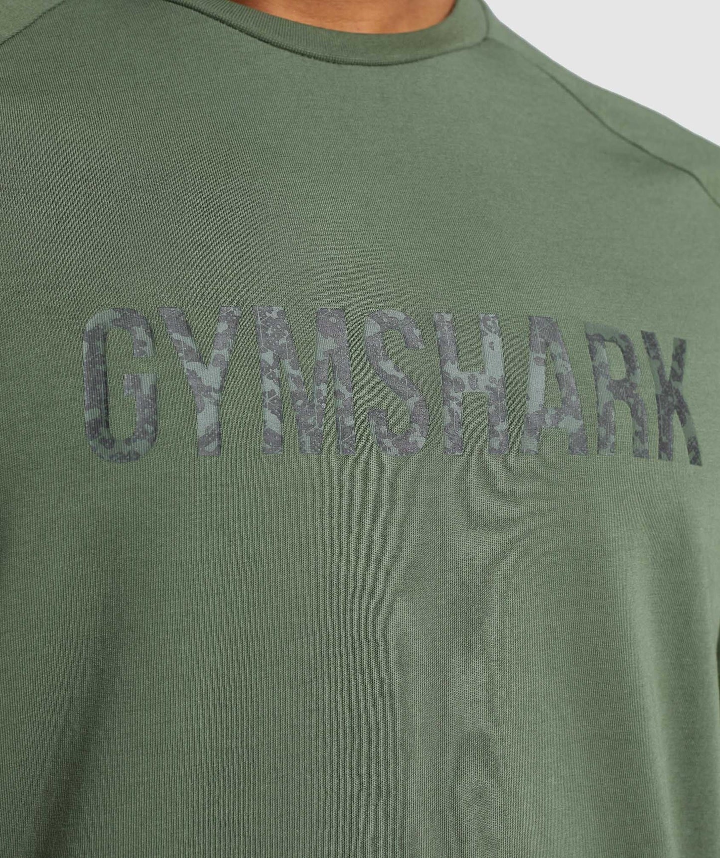 Gymshark Apollo Camo T-Shirt - Camo Green