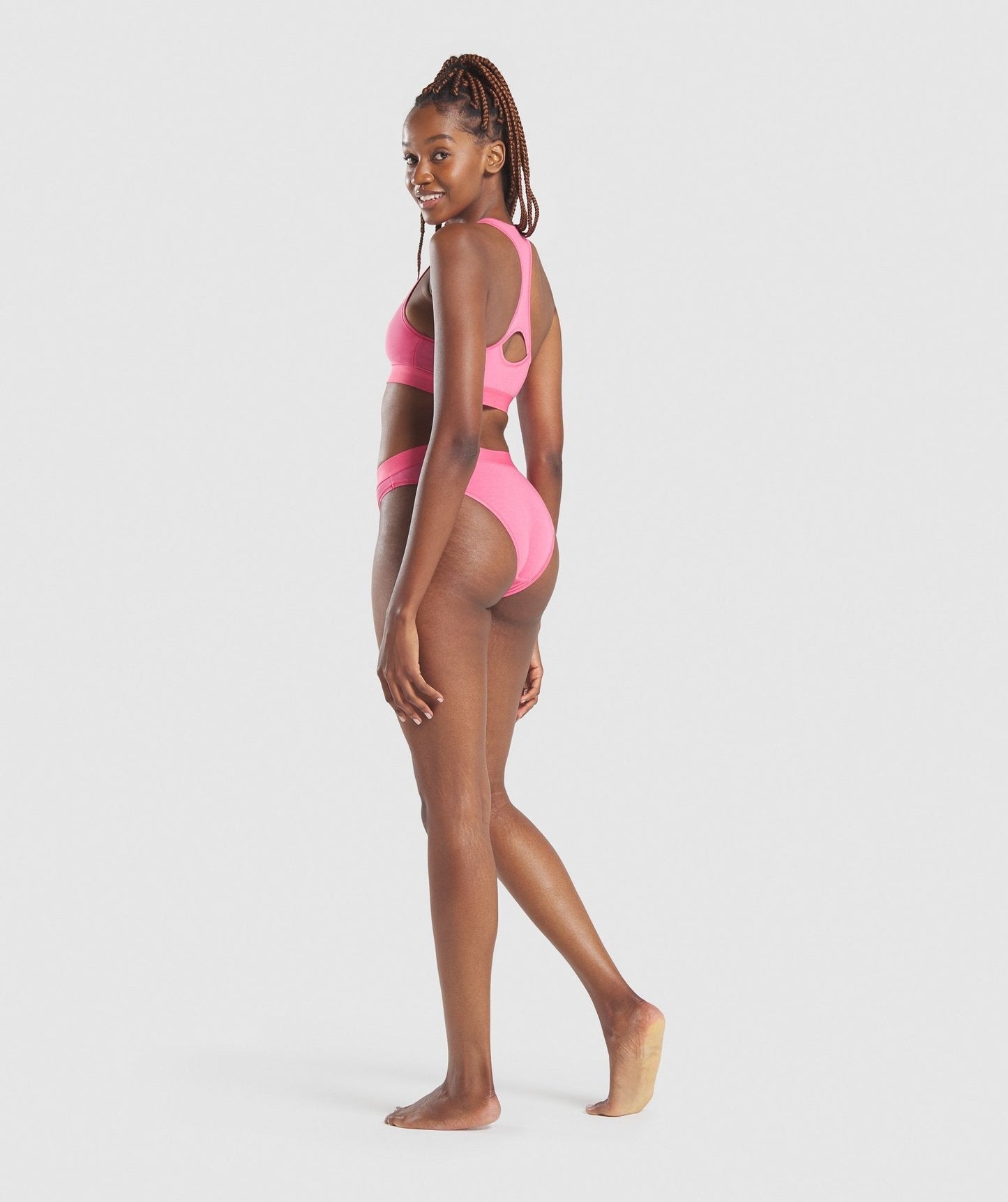 Gymshark Cotton Bikini Brief - Pink