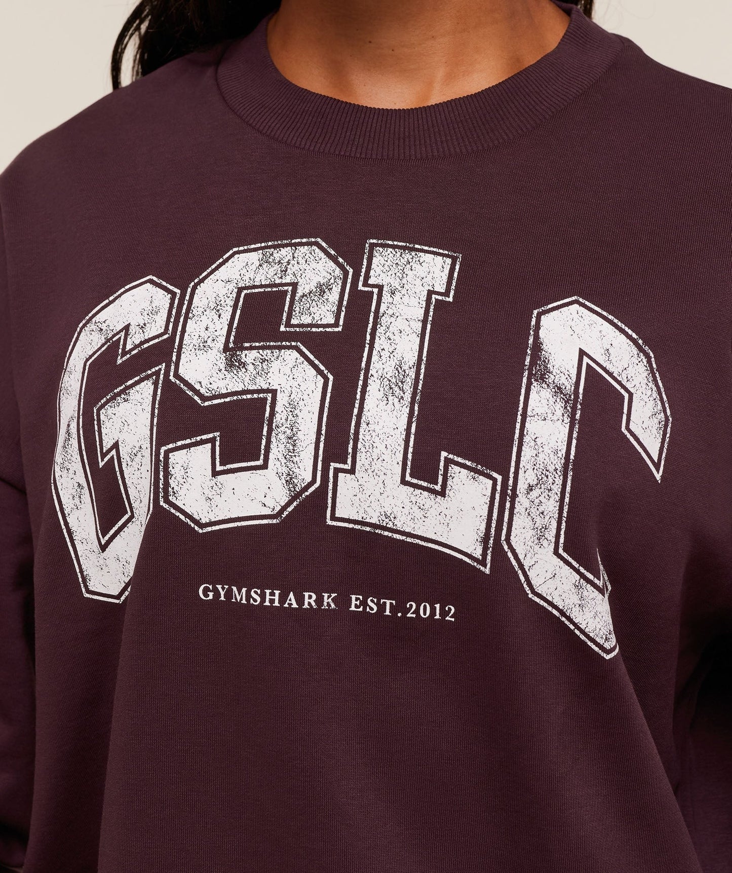 Gymshark GSLC Graphic Crew Neck - Cherry Purple
