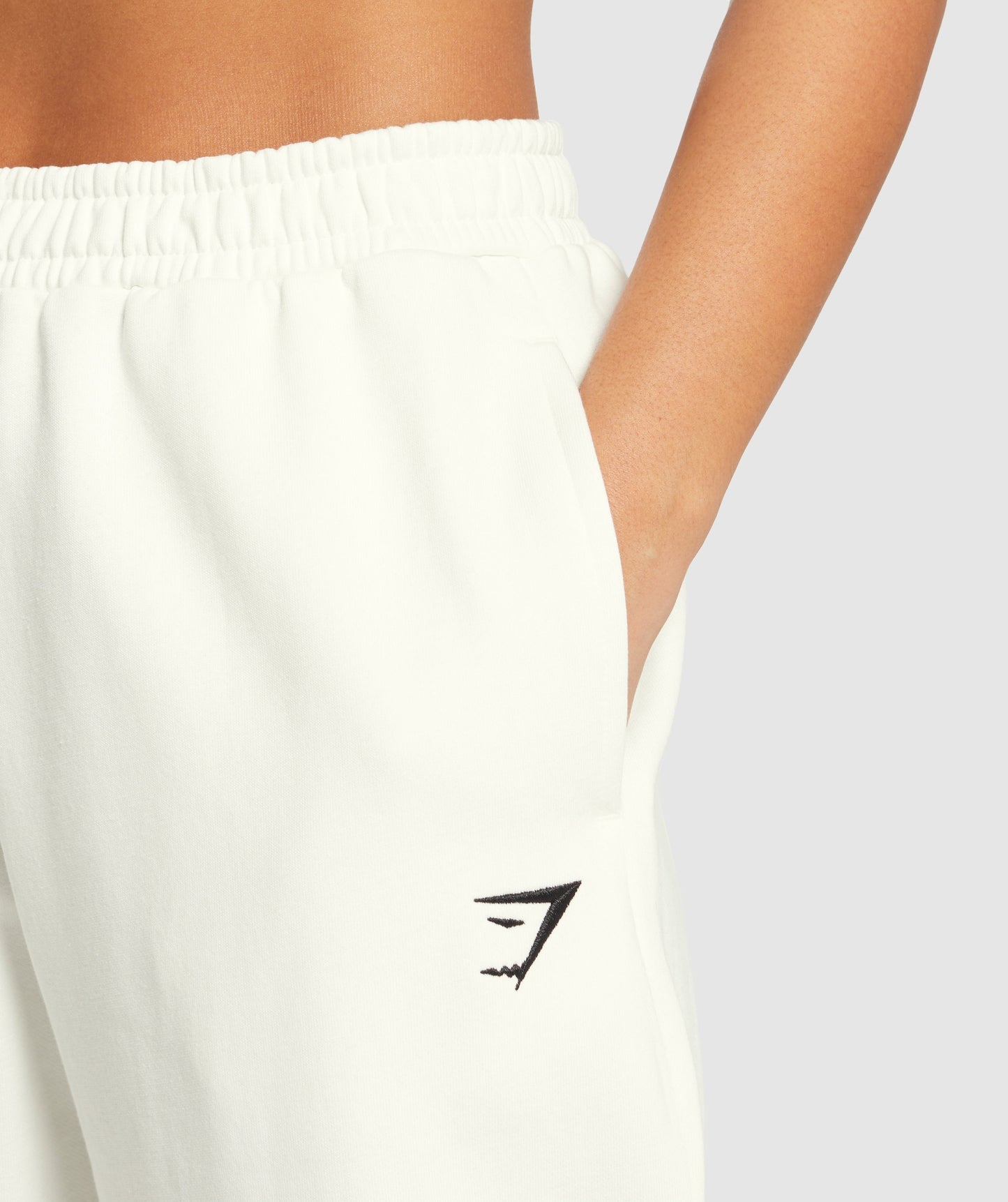 Gymshark Training Regular Fleece Joggers - Soft White