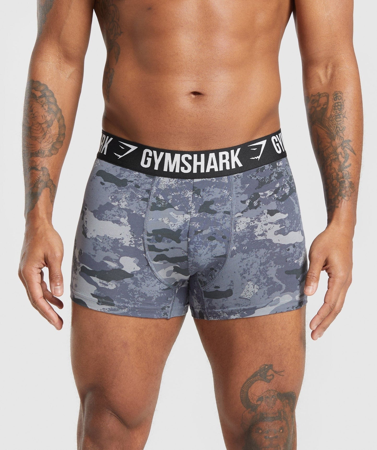 Gymshark Boxer Brief 3PK - Black/Graphite Grey