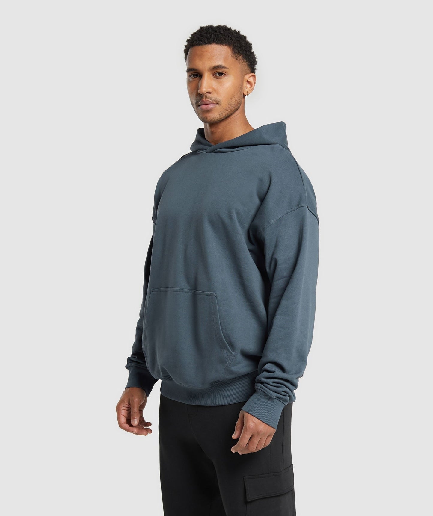 Gymshark Rest Day Essentials Hoodie - Titanium Blue