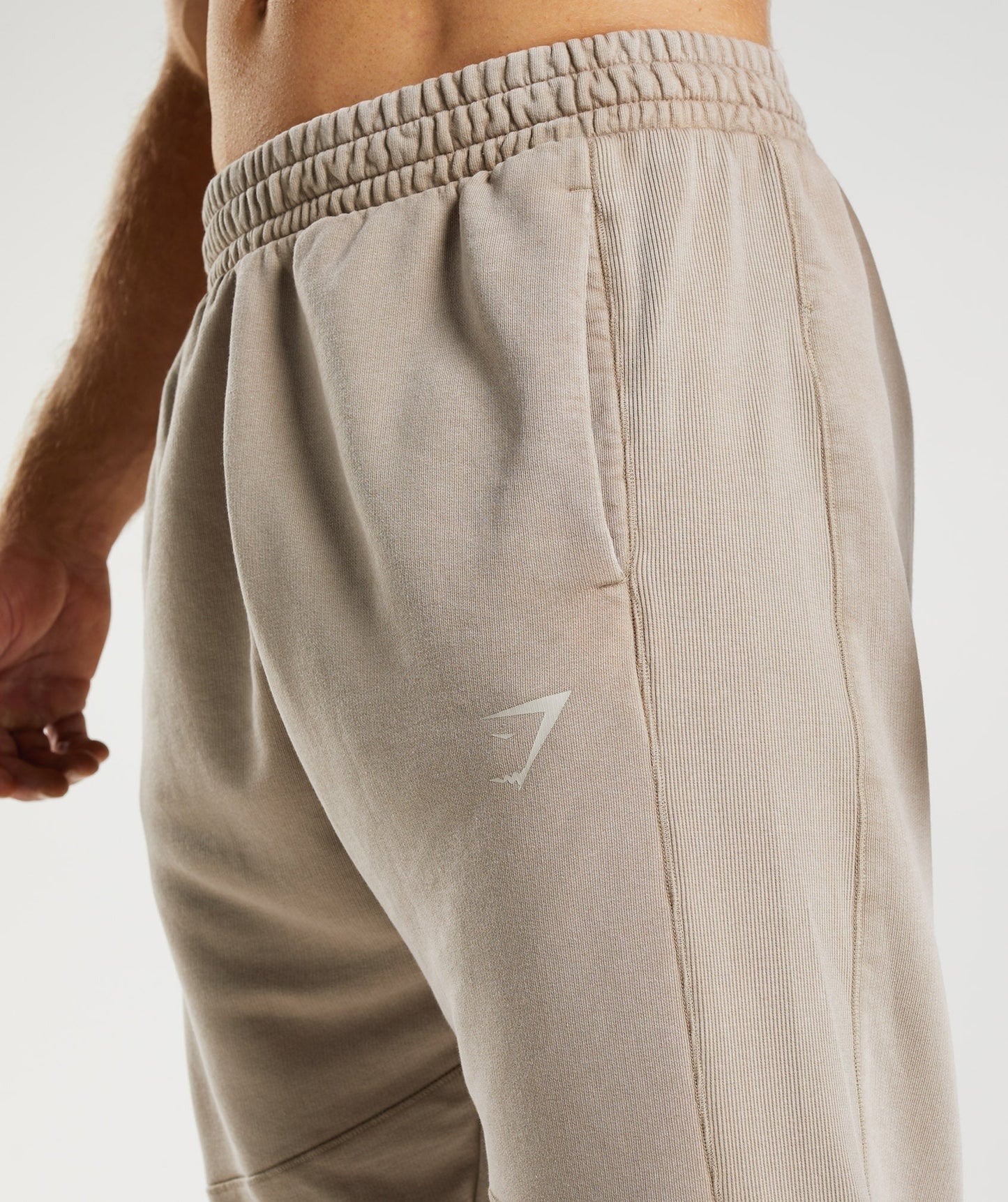 Gymshark Power Washed Joggers - Cement Brown