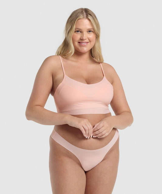 Gymshark No VPL Bralette - Light Pink